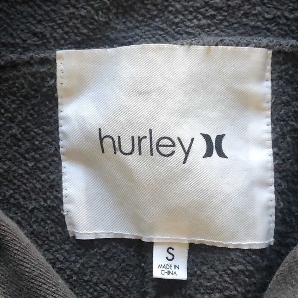 Hurley Sweatshirt Shacket Size Small, Dusty Blue Gray - Picture 3 of 11